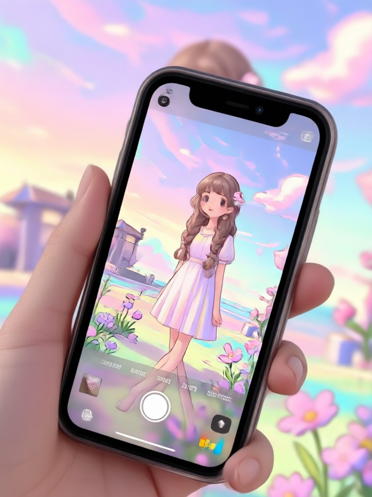 Dreamy aesthetic applied to a talking head video