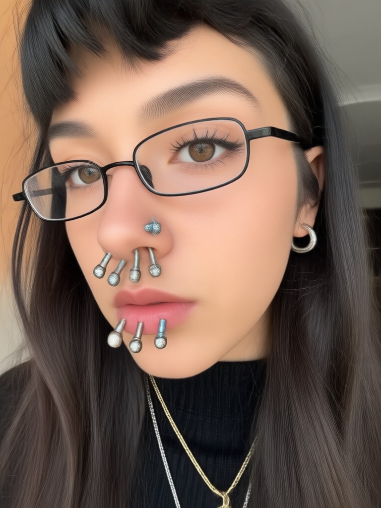 Orbital piercing style experiment