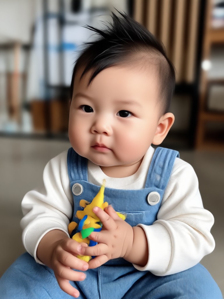 Newborn style AI baby generation