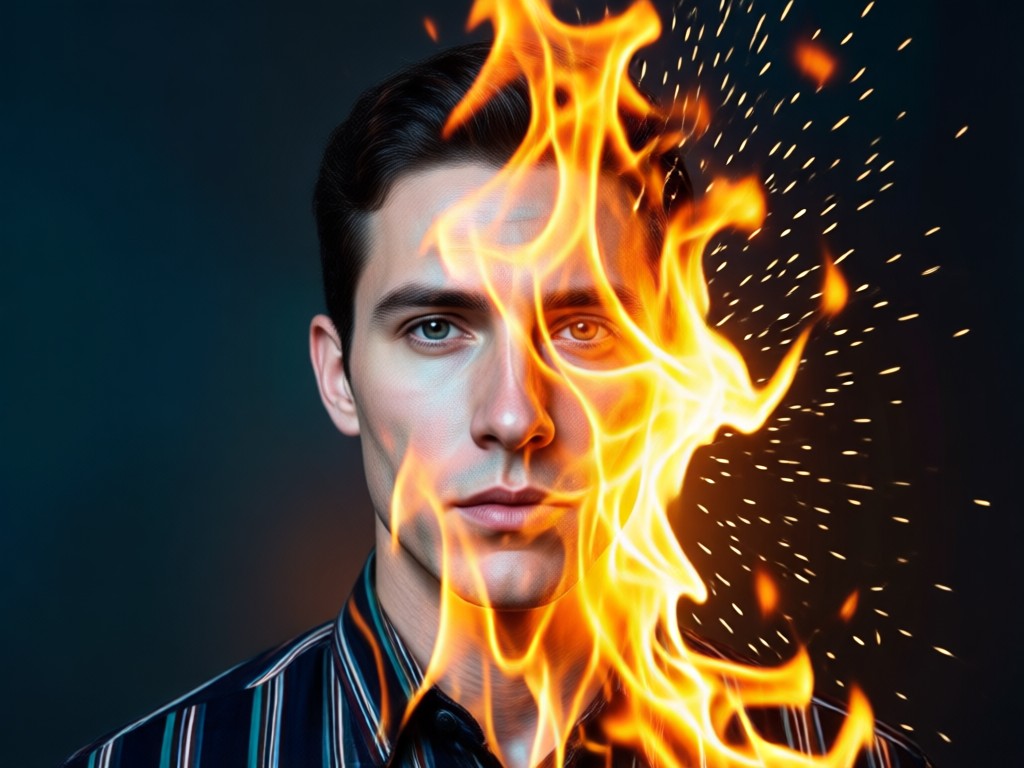 Fire double exposure adjustment controls
