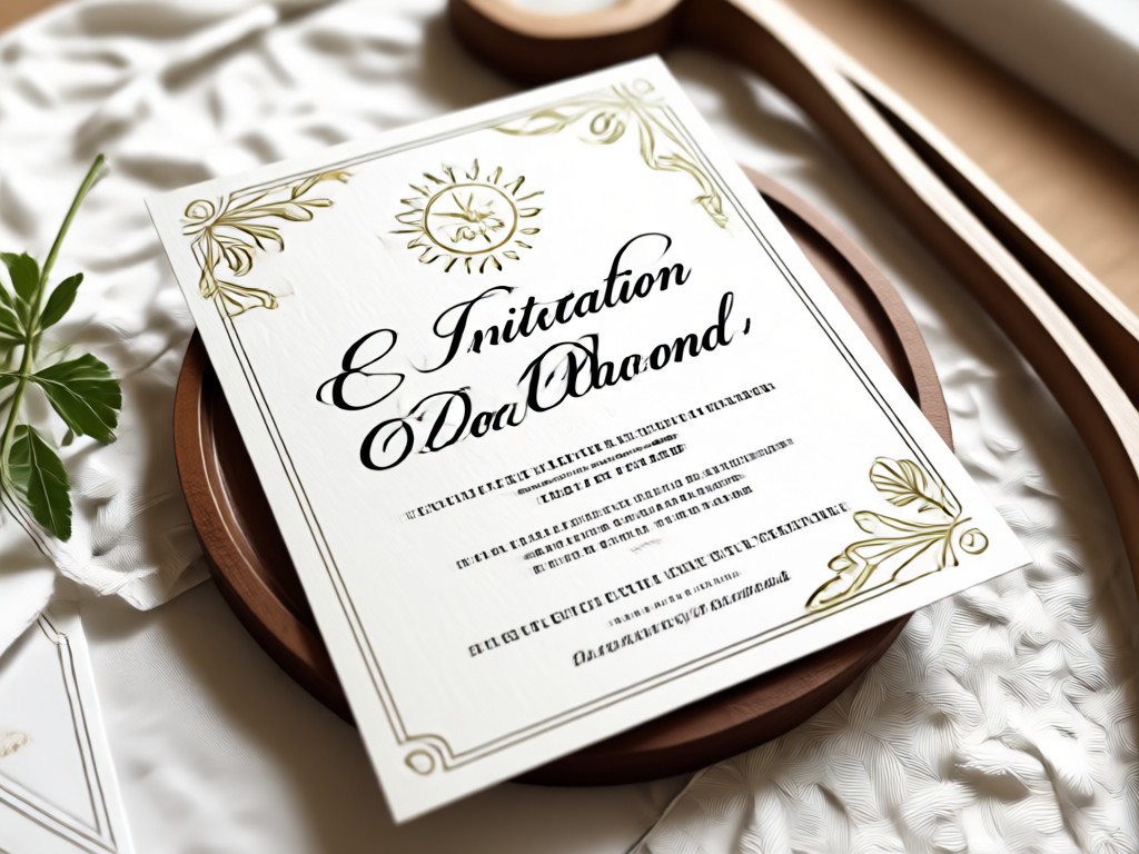 Personalizing invitation card with couple's photo