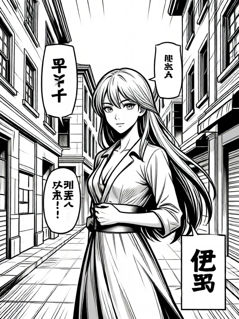 Manga-style comic book cover art
