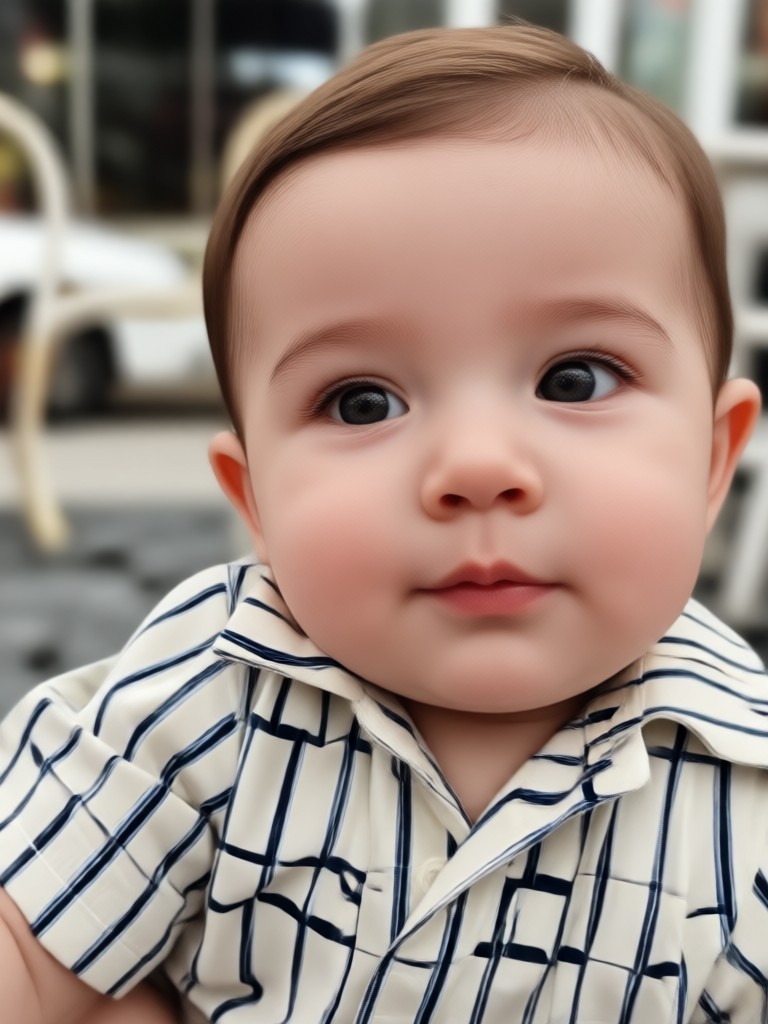 Baby meme template with popular text overlay
