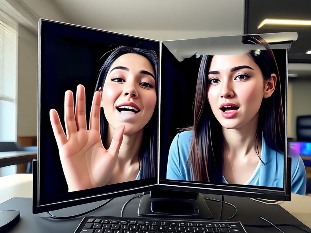 AI 3D face mapping and tracking visualization