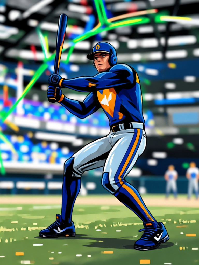 Mobile app showing baseball design creation