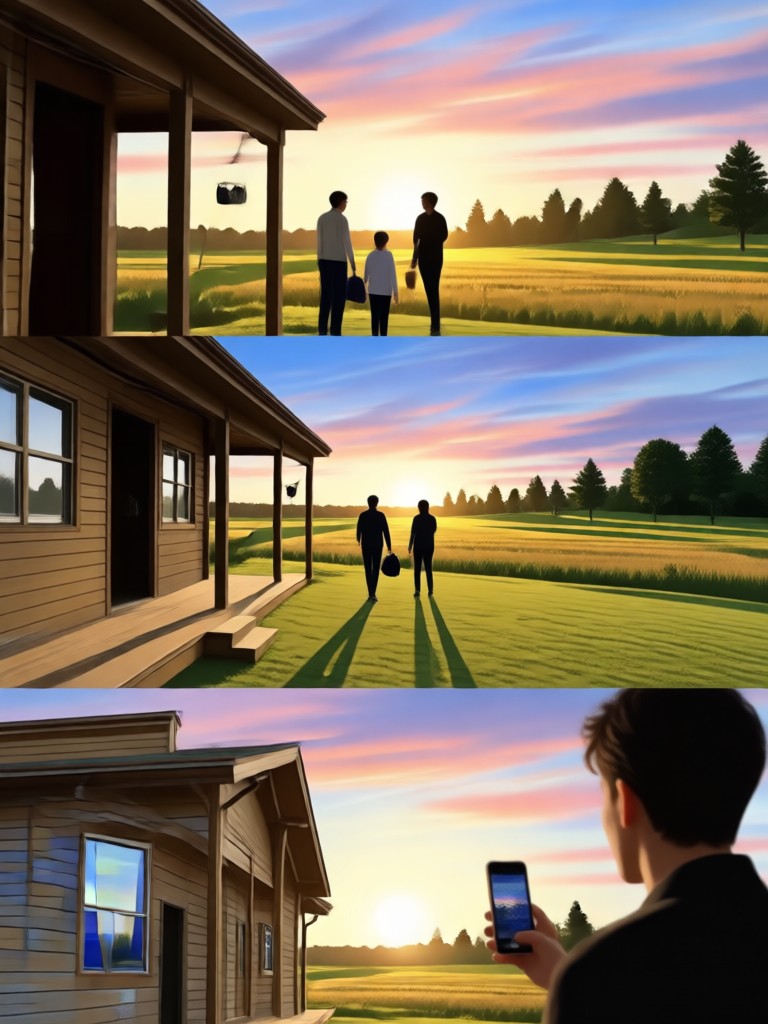 Long distance relationship montage