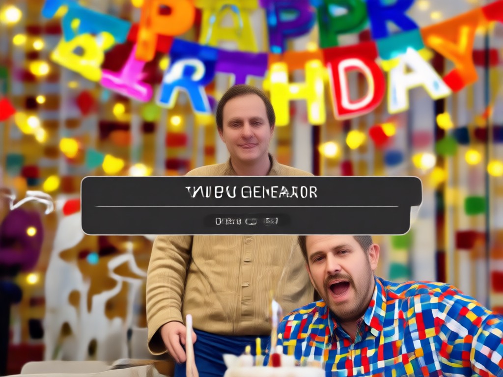 AI crafting emotional birthday video narrative