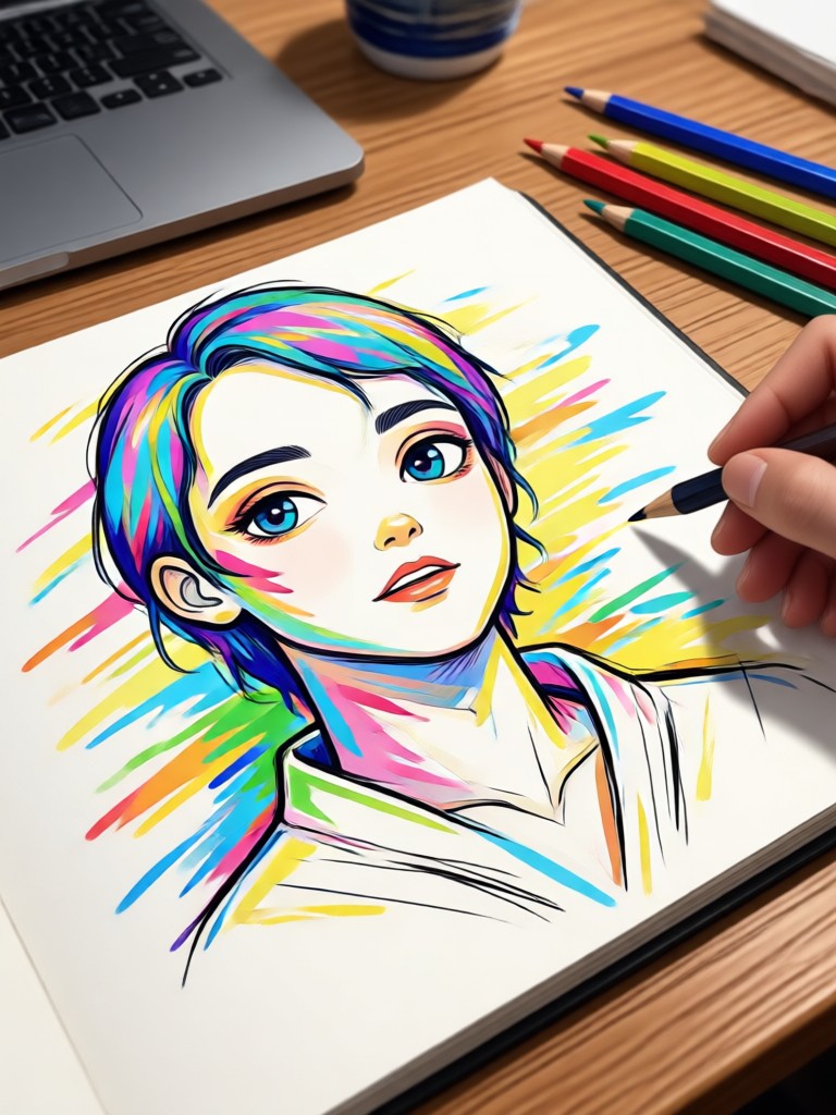 Charcoal Drawing Style