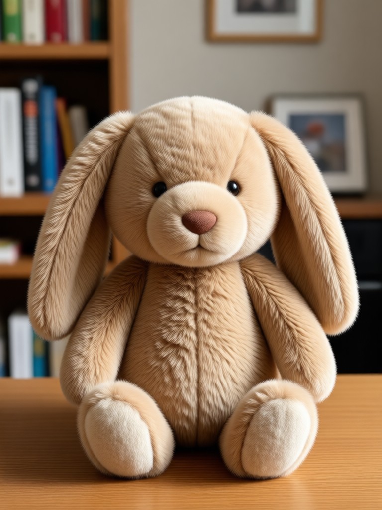 Pastel colored unicorn AI plush toy