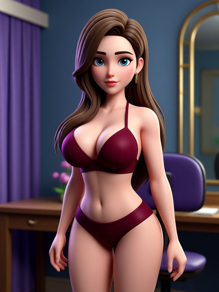 Slow motion ready 3D adult frame