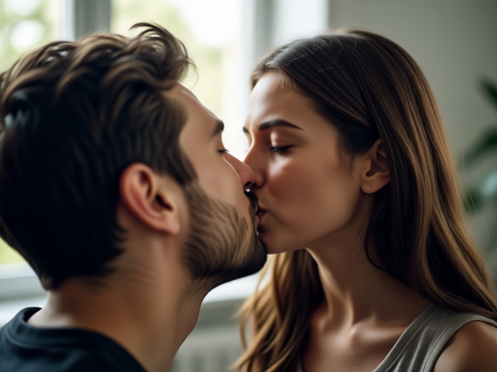 Upload photo for kissing animation