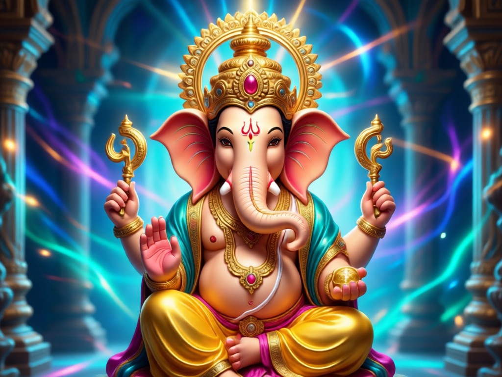 Transform photo to Ganesh AI art style