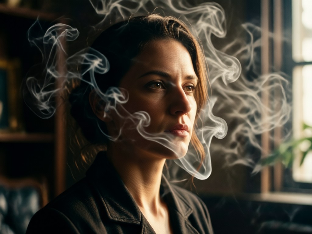 Control lighting and smoke atmosphere