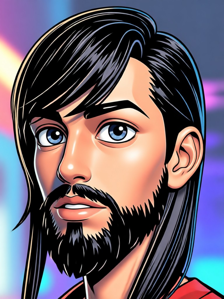 Avatar masculino 3D de desenho animado gerado por IA