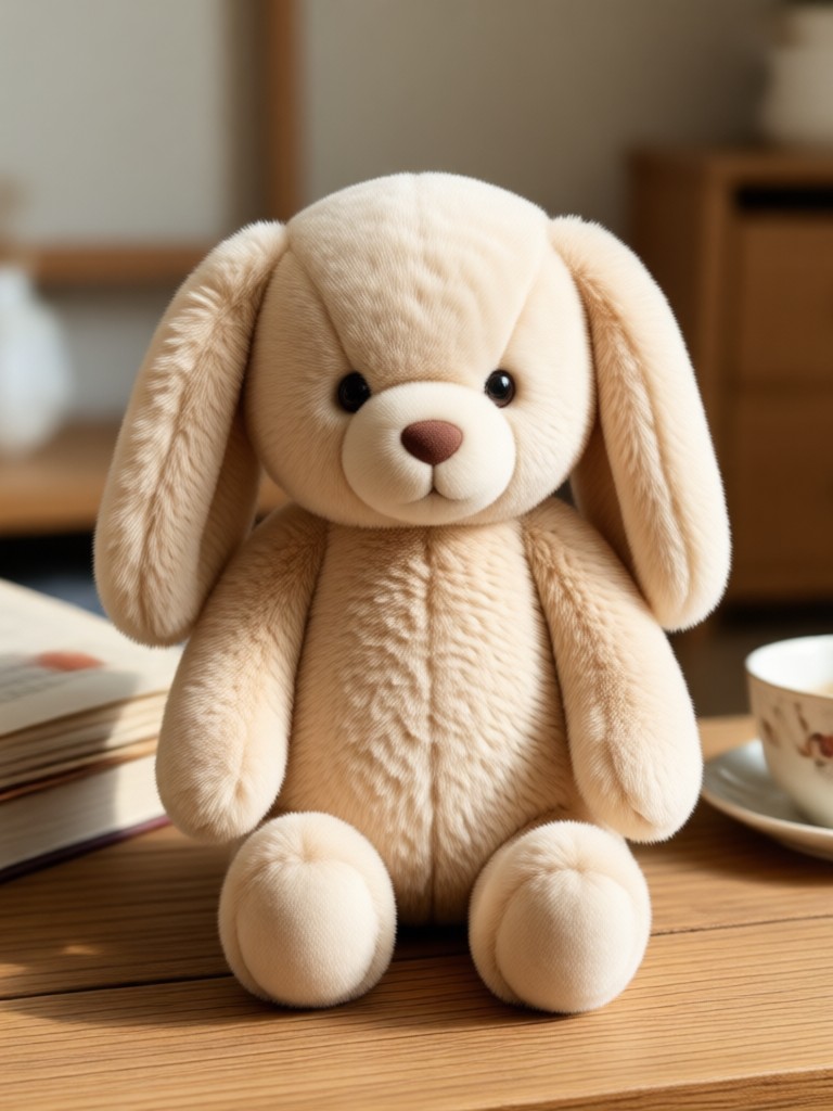 Custom pet portrait as an AI Jellycat plush