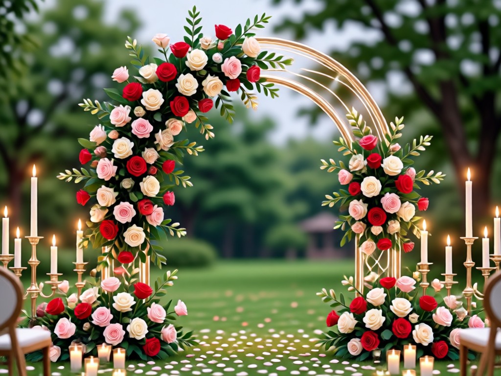 Different wedding theme visualizations side by side