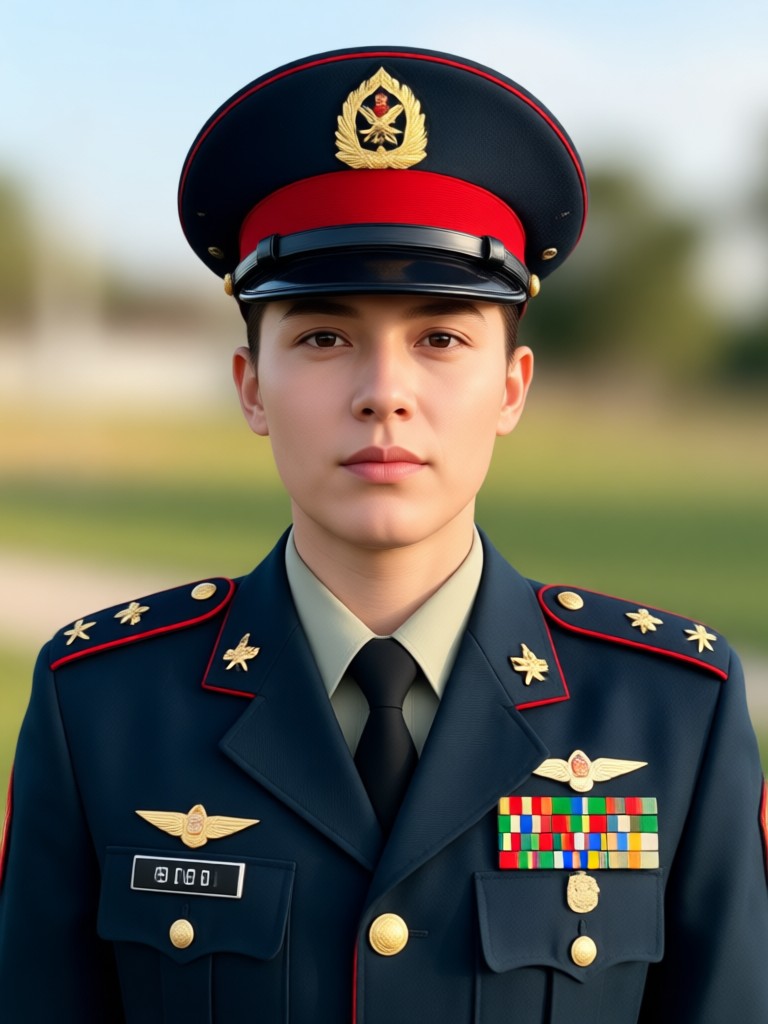 Casual to army camo uniform transformation