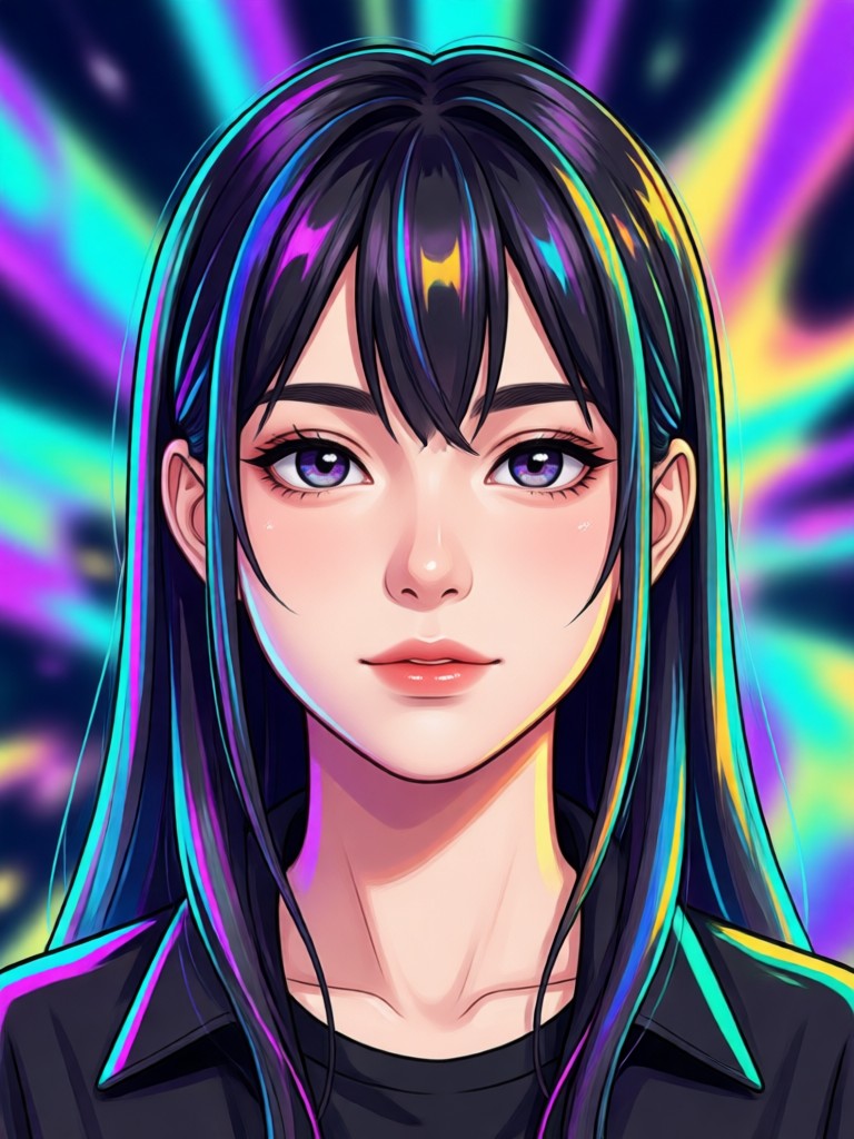 Abstract art AI avatar