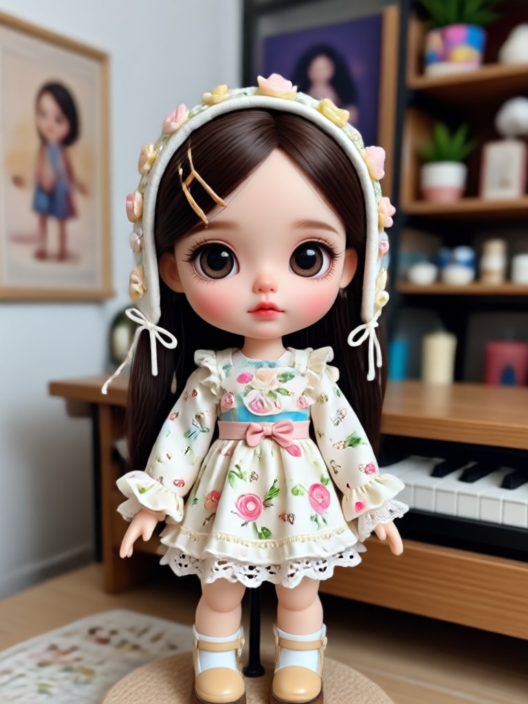 Cyberpunk future doll