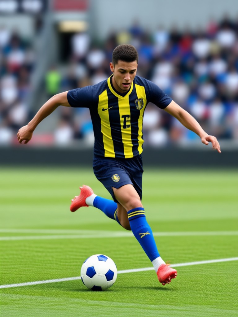 AI FIFAアスリートフィルターの結果：パーソナライズされたサッカー選手カード