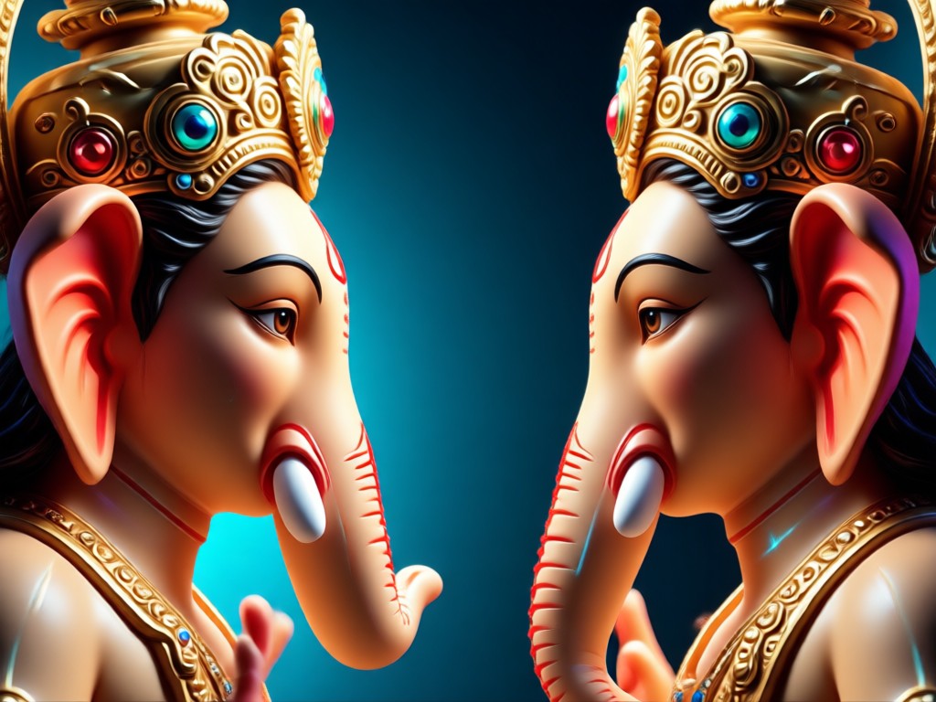 व्यक्तिगत एआई गणेश भक्ति कला