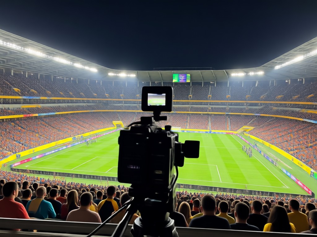Professional stadium photography vs AI effect comparison