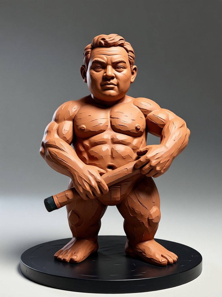 Saída de modelo de argila 3D profissional