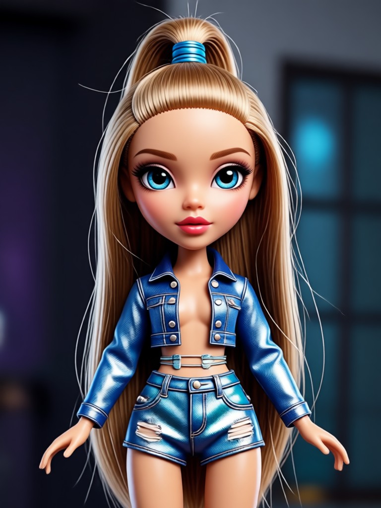 Candid style Bratz doll portrait