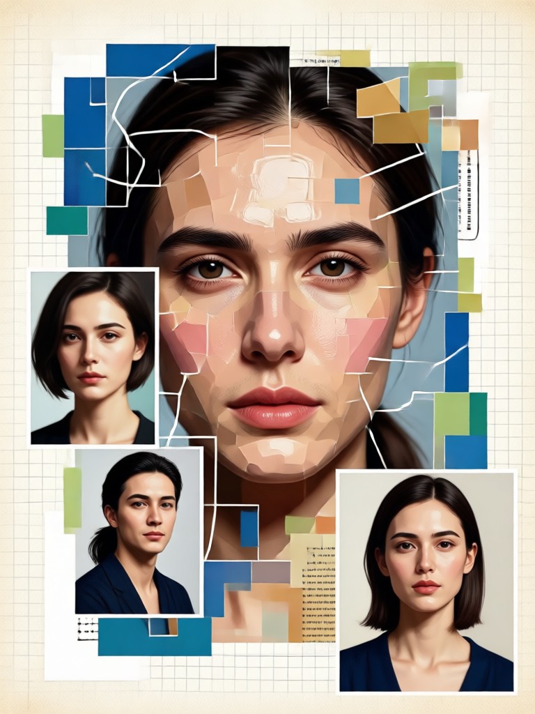 Diagonal Split Portrait