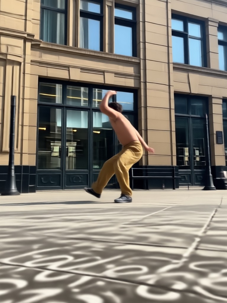 App móvil mostrando la creación de un vídeo de baile Dougie