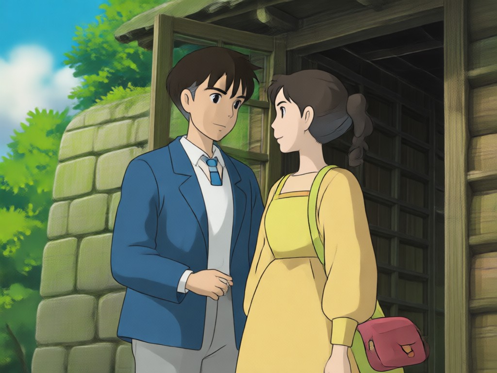 Demonstration des authentischen Ghibli-Kunststils