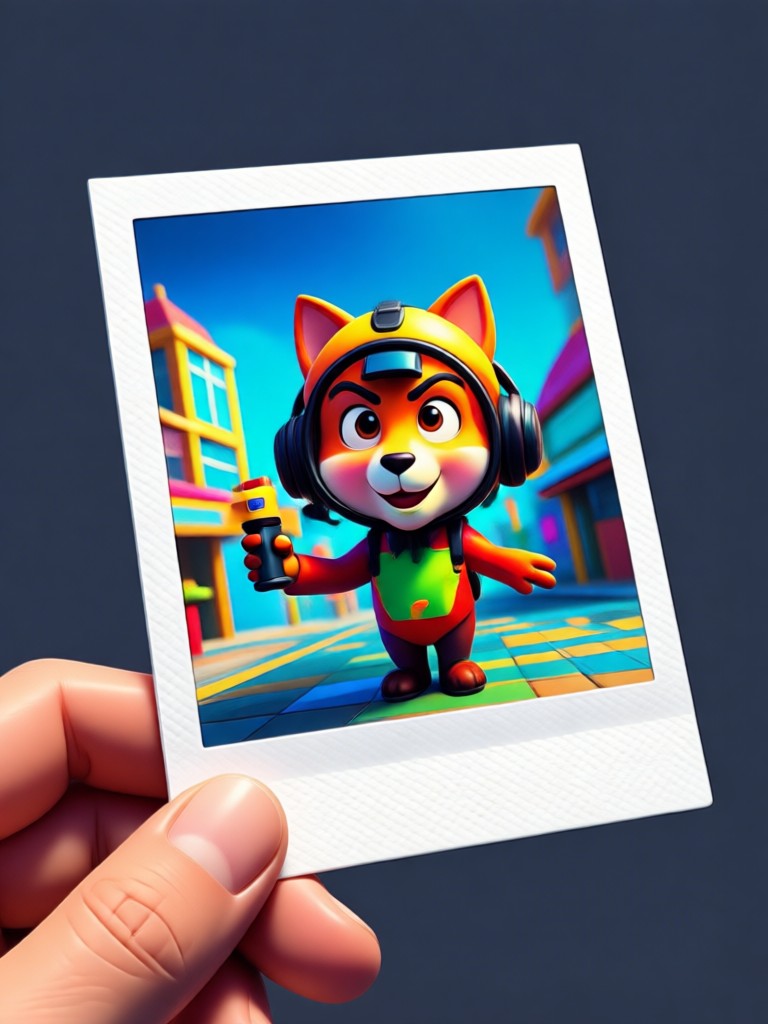 travel photo 3d polaroid video