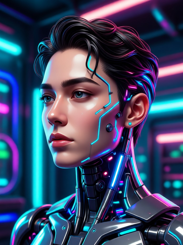 AI generated professional headshot example