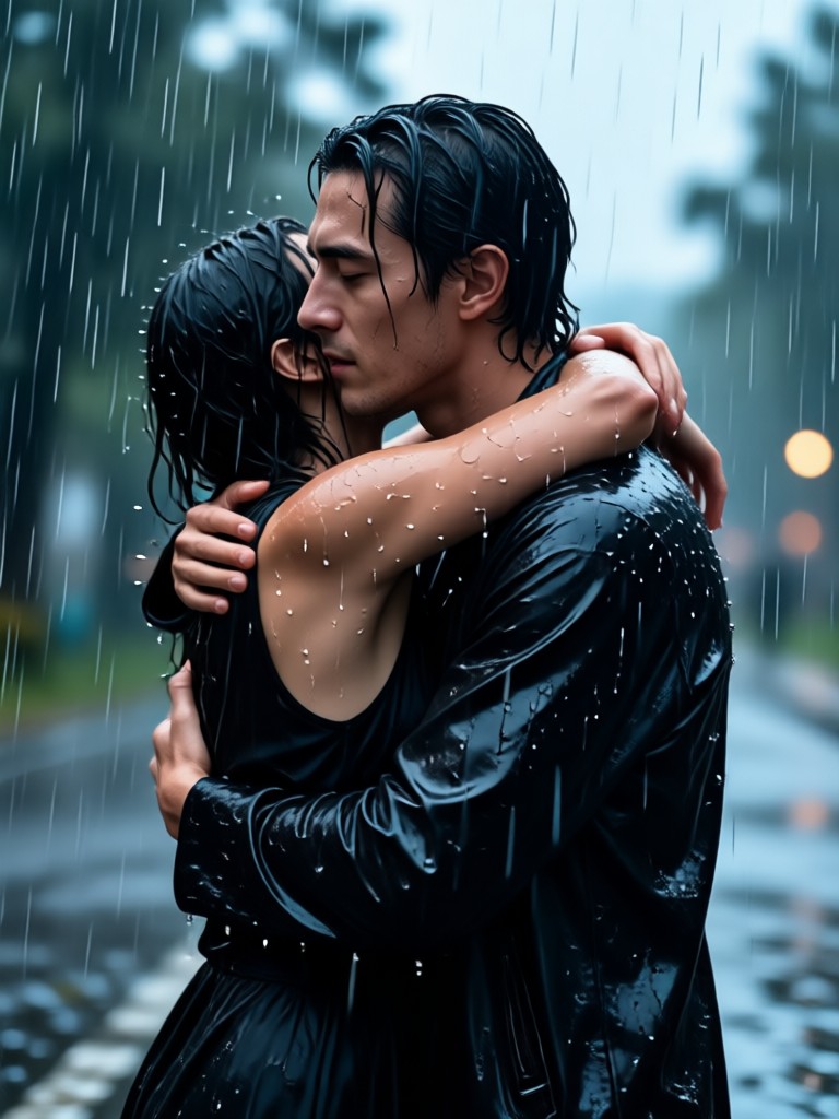 Gentle rain intimate moment video
