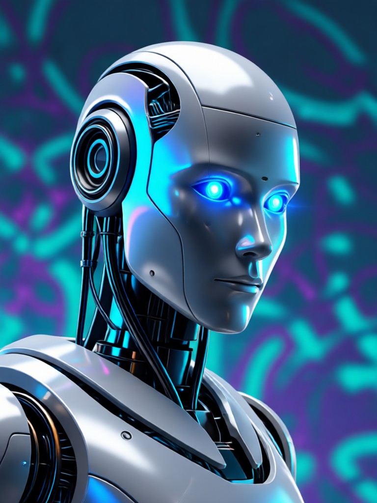 Kembar robotik buatan AI dari foto normal