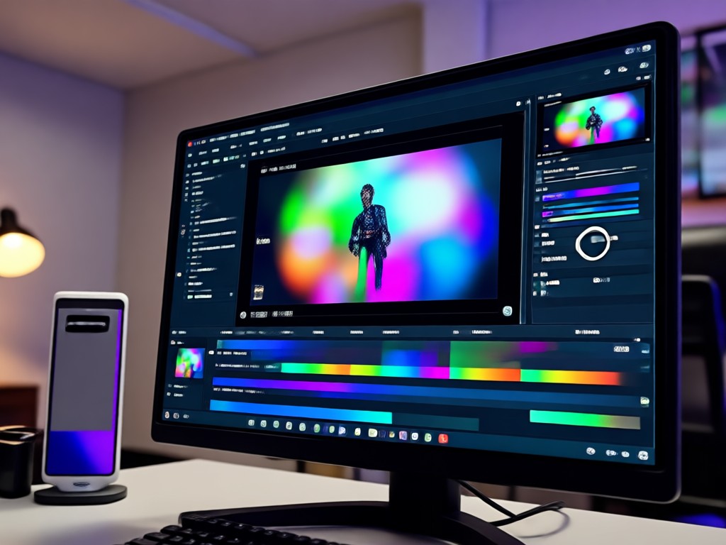 AI creating a video from a text prompt input