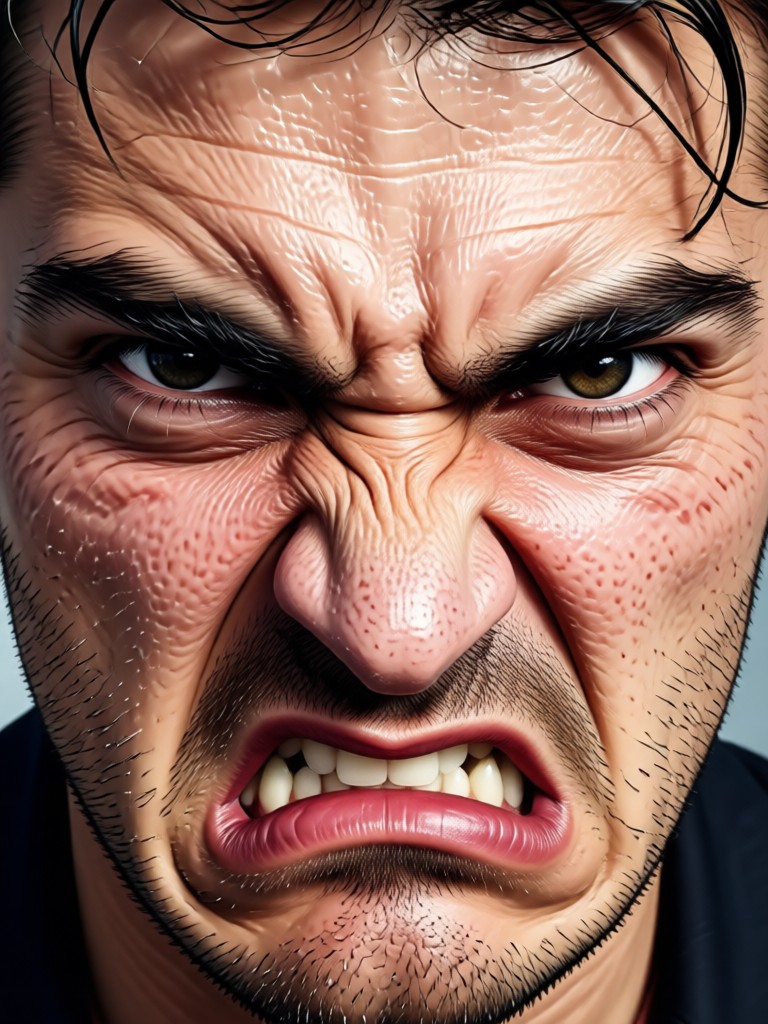 realistic furious portrait filter