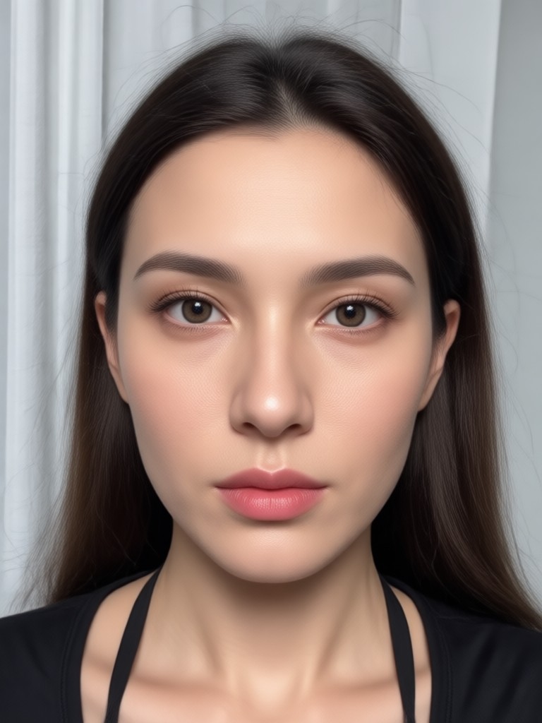 Face swap result showing perfect lighting and skin tone match