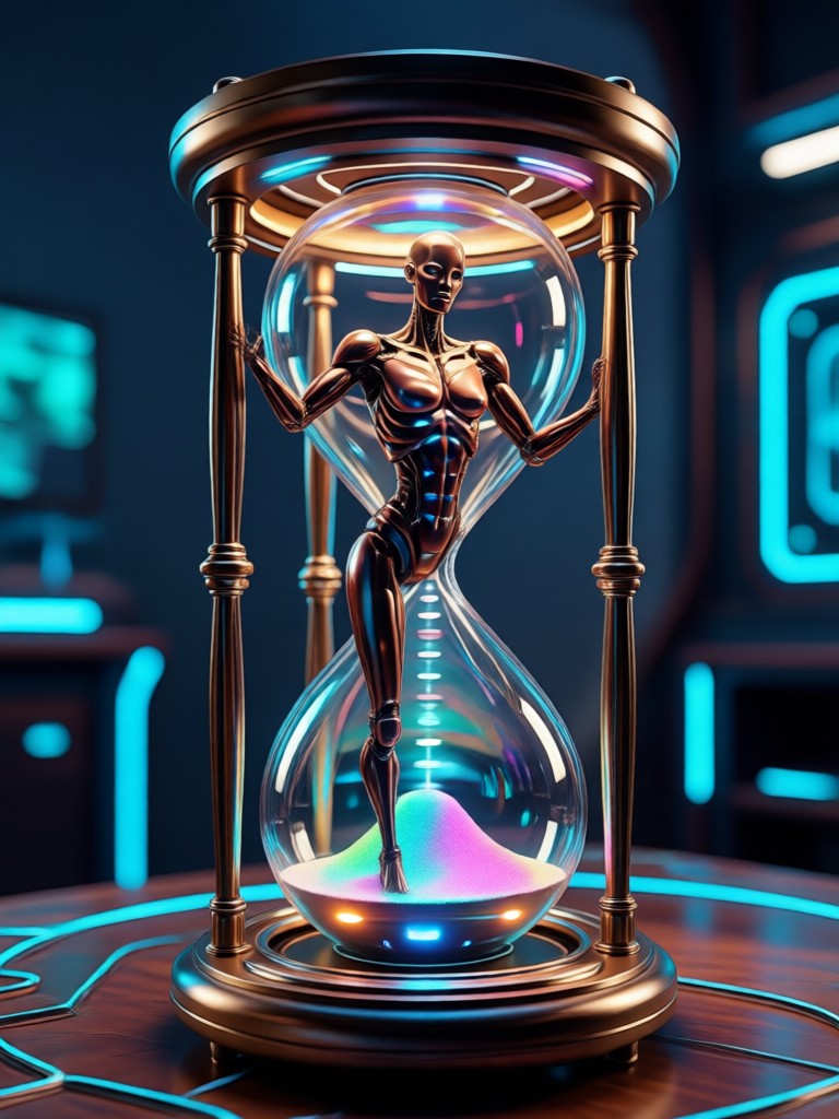 Final result of AI generated hourglass body shape