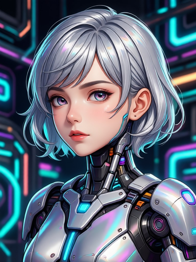 Oil painting AI profile picture
