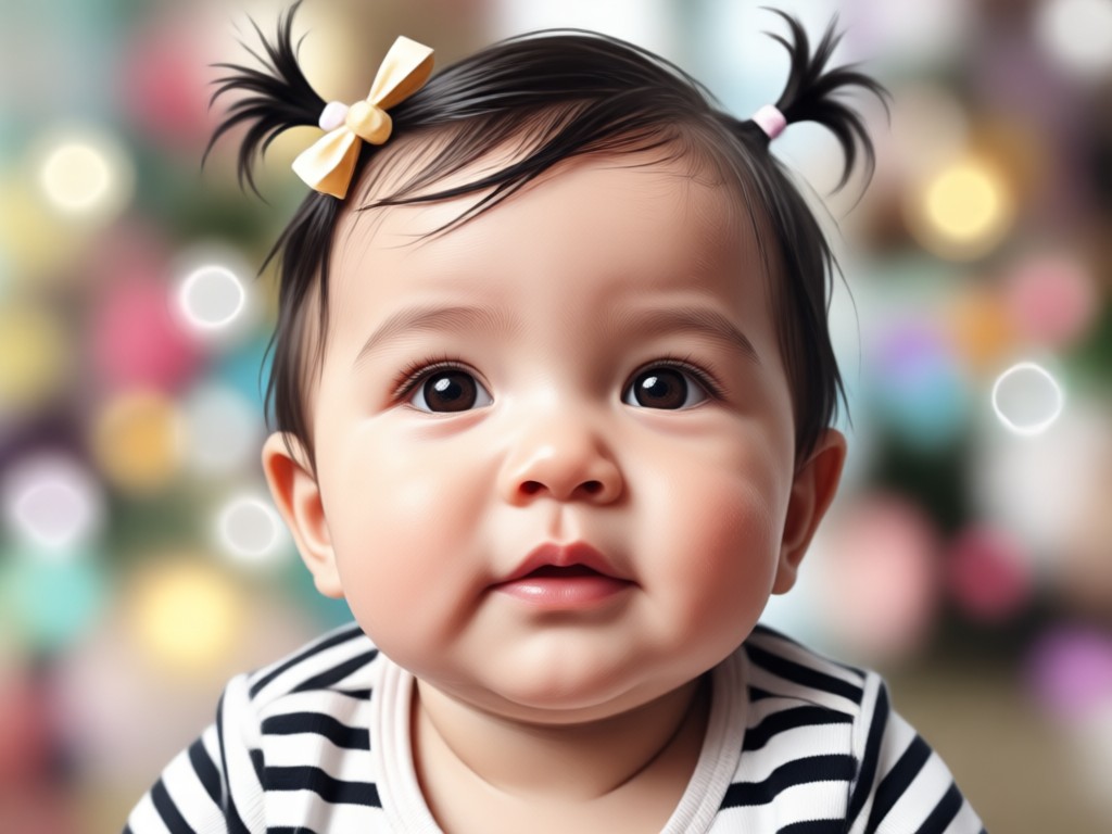 Realistic AI baby face prediction features