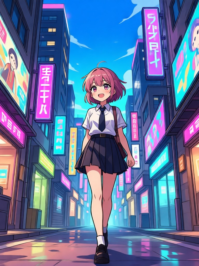 Estética robótica con filtro anime mecha