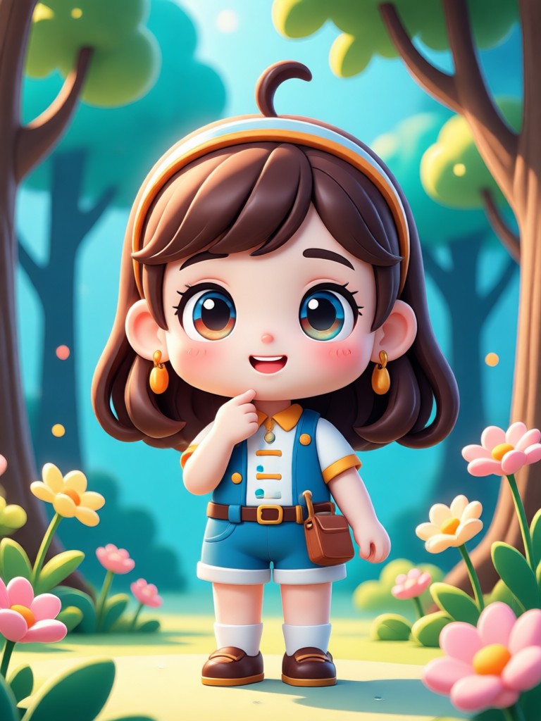 chibi cartoon photo editor before and after