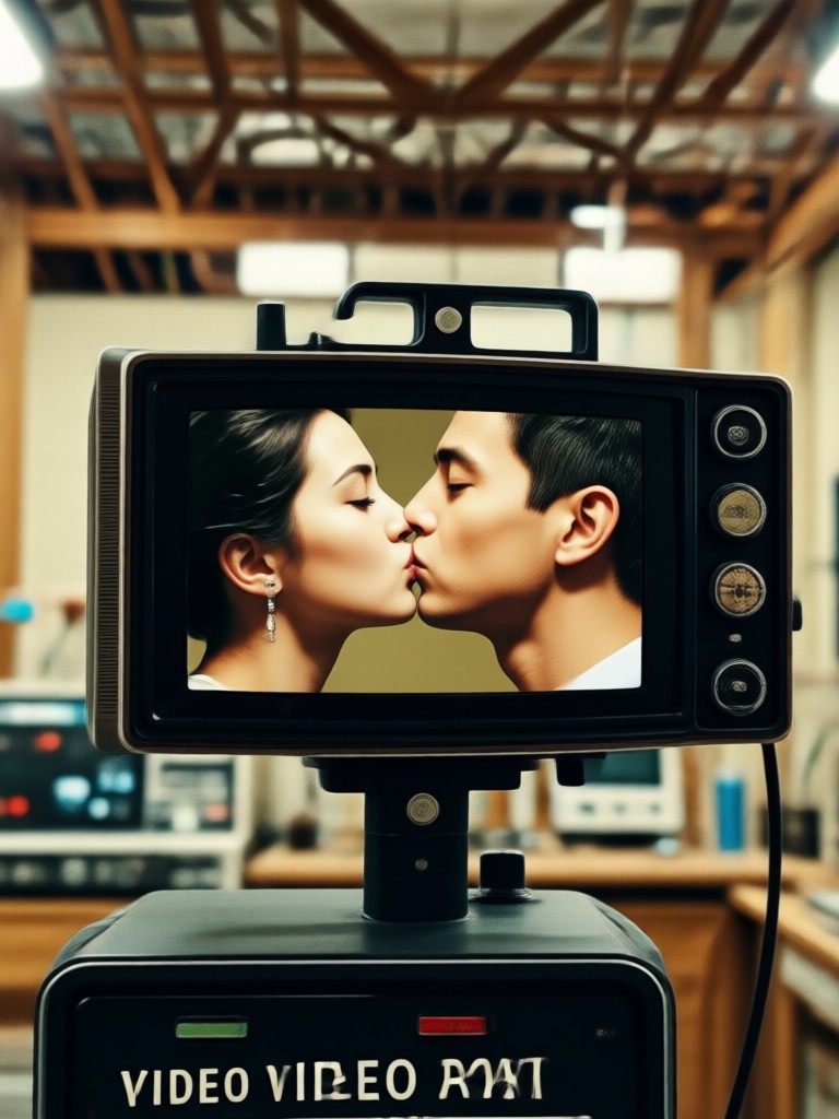 soft focus vintage romantic moment ai video