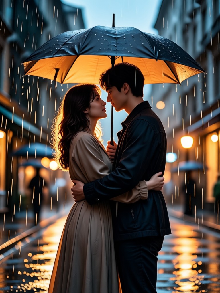 Realistic hug video generated from a couple photo