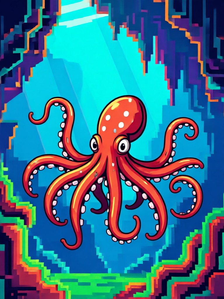 Cinematic poster of AI generated Squid Game player
