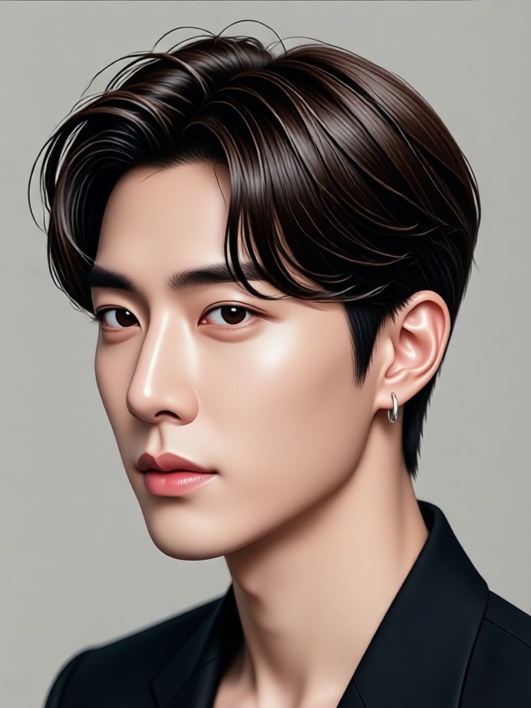 Heyo app showcasing Korean hairstyle try on feature