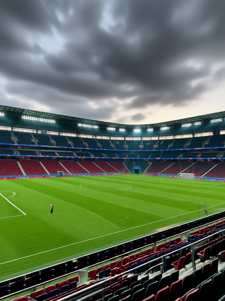 Casual photo transformed by AI stadium capture effect