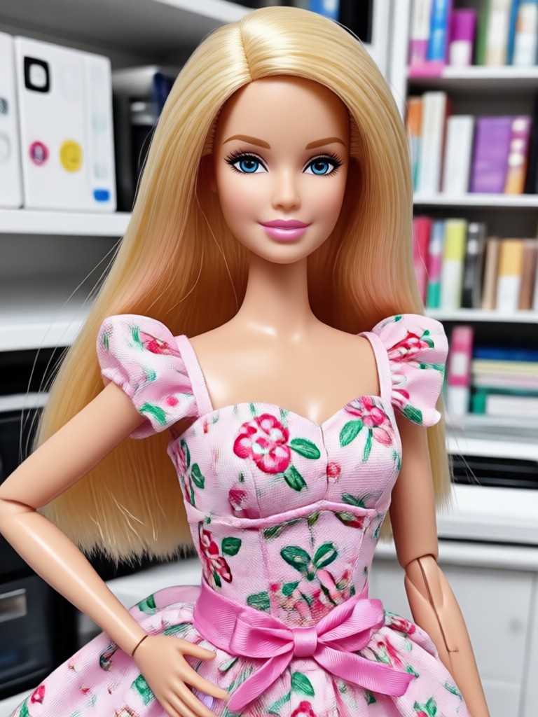 Gaya Barbie AI Cyberpunk