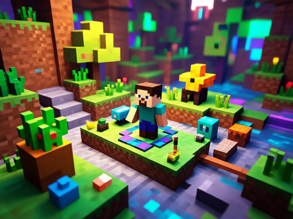 Projeto de castelo e estrutura em Minecraft gerado por IA